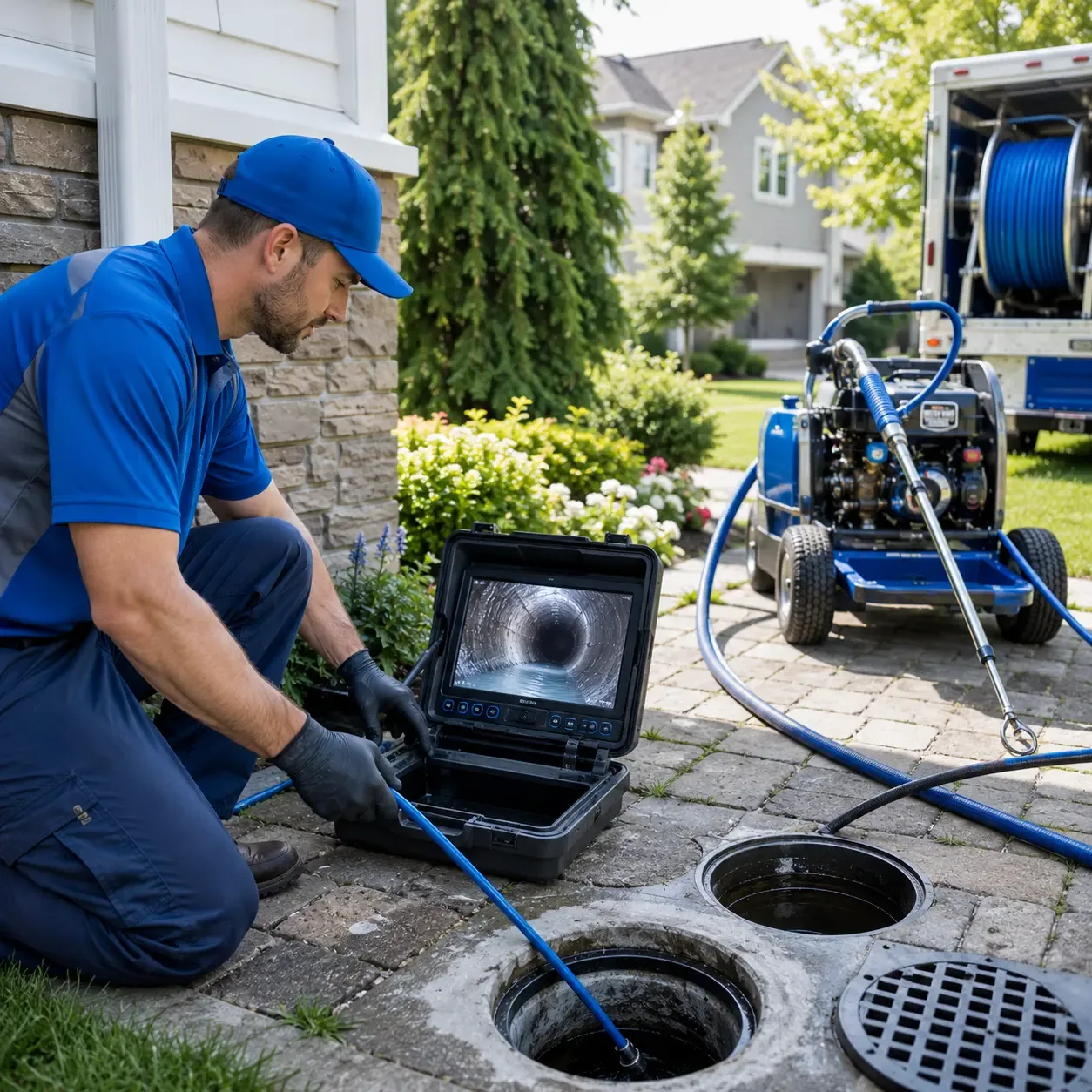 Outdoor drain cleaning professionals serving Richlands, NC